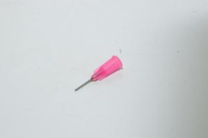 Loctite 97227 dispense needle 20 gauge, stainless steel, straight, helical thread, 0.5" pink *new*