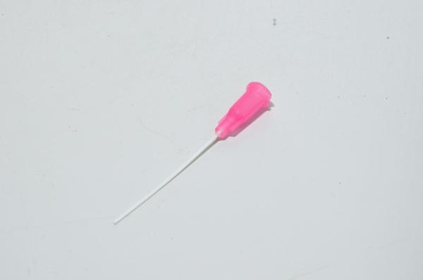 Loctite 97231 annosteluneula koko 20, joustavaa polypropyleeniä, kierukkakierteellä, 1.5" pinkki *uusi*
