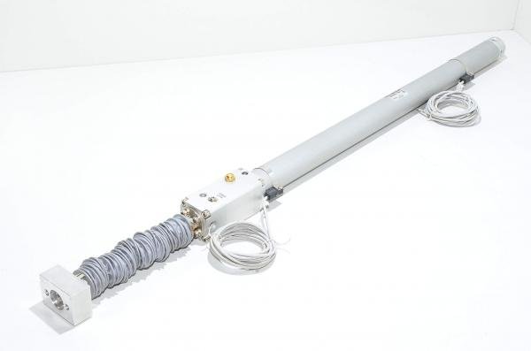 SMC CDNGBN32-550J-D cylinder with lock + nylon tarpaulin + 2x SMC D-C73 reed switches with BMA2-032 brackets