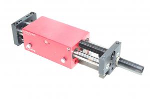 Afag LM20/60 11001645 linear module slide unit with 2x shock absorbers and no stop screws