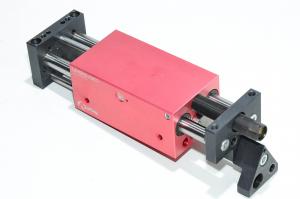 Afag LM20/60 11001645 linear module slide unit with 1x shock absorbers and no stop screws + add on thingy