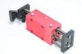 Afag LM20/60 11001645 lineaarimoduuli liukuyksikkö jossa 1x iskunvaimenninta ja ei pysäytysruuveja + lisäjutska