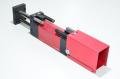 Afag LM32/100 11001558 linear module slide unit with 2x shock absorbers and no stop screws