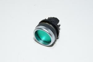 Klöckner & Moeller RMQ22 series RLTR-GN illuminated green flush latching pushbutton operator head IP65