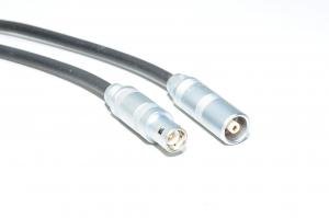 Rinco 35kHz coaxial cable with straight female Lemo PCA.1S - straight male Lemo FFA.1S coaxial cable connectors