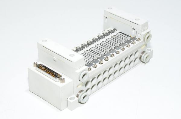 SMC VV5Q11-10FU0-Q F-kit D-sub top, 10x valve station slots, VQ1000 series magnetic valve manifold unit