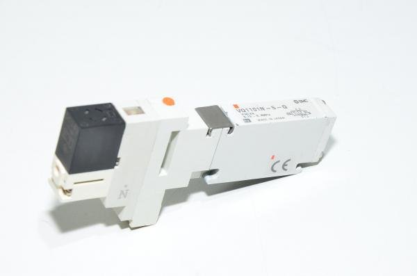 SMC VQ1101N-5-Q 5/2 -24VDC solenoid valve unit with rubber seal and 2 postions (directional valve) for VQ1000 series magnetic valve manifold