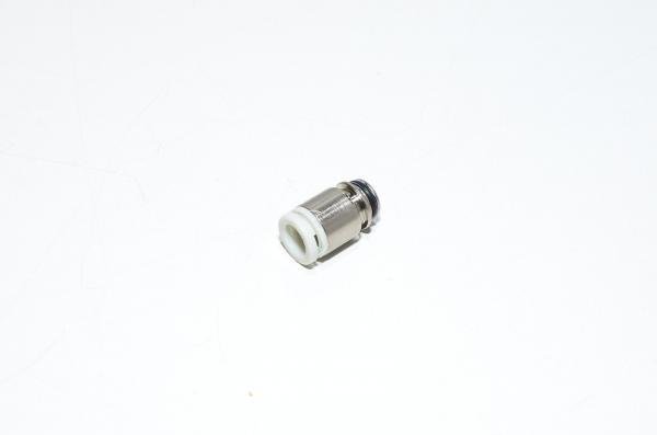 SMC VVQ100050A-C6 metallic port plug with one touch fitting for 6mm tubes for VQ1000 series magnetic valve manifold