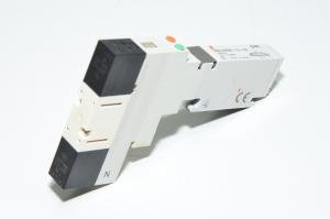 SMC VQ1400N-5-Q 5/3 -24VDC soleidiventtiiliasema metallitiivisteellä jossa 3 asentoa (poisto keskiasennossa) VQ1000 sarjan magneettiventtiiliryhmään