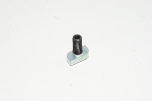 M8x1.25 20mm hammerhead screw for T-slot consists of 10x20x9mm flatfaced rhombus nut and M8x1.25 25mm flat tipped set screw
