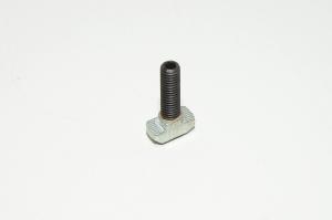 M8x1.25 30mm hammerhead screw for T-slot consists of 10x20x9mm rhombus nut and M8x1.25 35mm flat tipped set screw