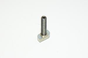 M8x1.25 35mm hammerhead screw for T-slot consists of 10x20x9mm flatfaced rhombus nut and M8x1.25 40mm flat tipped set screw