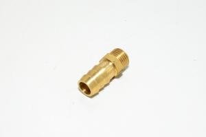 Hose barb 13mm / 1/2" with G1/4" male threads, brass