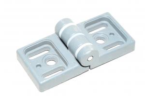 MiniTec aluminium hinge 45 S gray