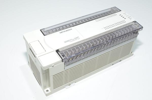 Mitsubishi Melsec FX2N-64MT-ESS/UL programmable controller, CPU unit with 32x sourcing transistor outputs 24VDC and 32x sinking 24VDC inputs