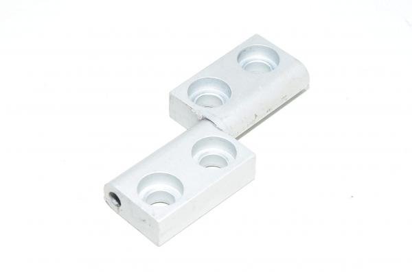 Heavy duty aluminium hinge 40x25x11mm, right side