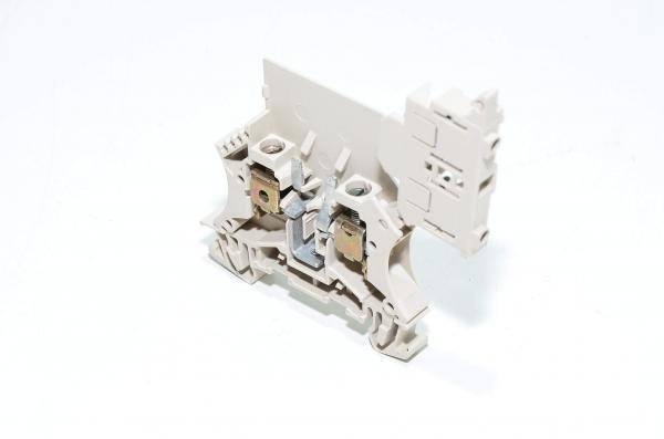 Weidmüller WSI 6 1011000000 6mm² 500V 6,3A tumma beige sulakeriviliitin ruuvikiinnityksellä 5x20mm ja 5x25mm putkisulakkeille