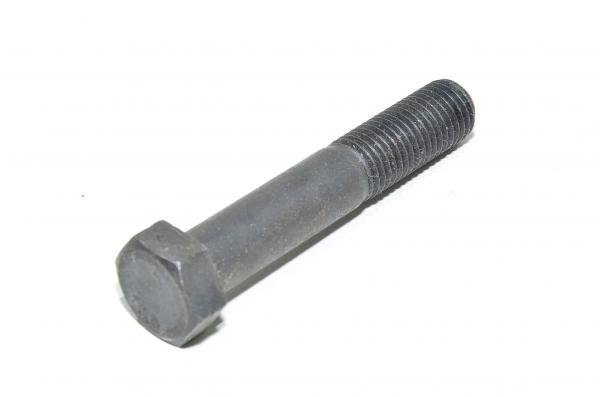 M16x2, 90mm, RH, black steel hex head bolt, 10.9, DIN 931
