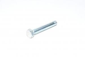 M8x1.25, 55mm, RH, zinc-plated steel hex head bolt, 8.8, DIN 933