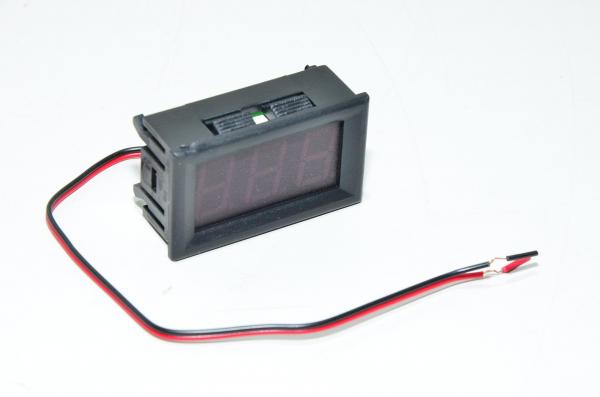 Panel mounted digital voltage meter DSN-DVM-568 with 3-digit red LED ...