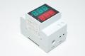 DIN kiskoasennettava digitaalinen yhdistetty jännite- ja virtamittari D52-2042 punaisella/vihreällä LED näytöllä, 80-300VAC, 0-99,9A epäsuora mittaus *uusi*