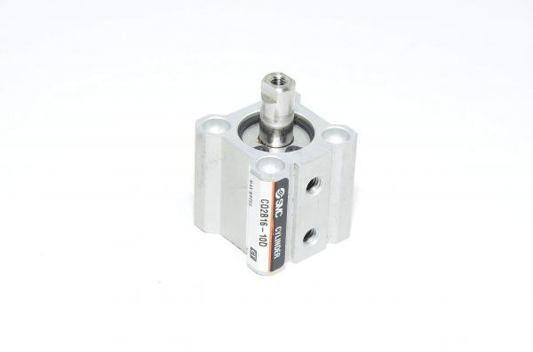 SMC CQ2B16-10D Compact Cylinder, Double Acting, Single Rod