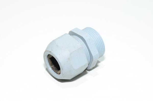 PG21, Agro Syntec 1556.21.18 cable gland for 11...18mm cable, gray, plastic, IP68