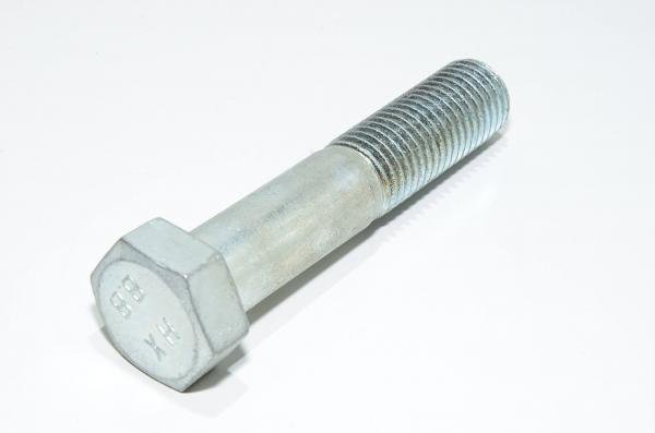 M24x3, 120mm, RH, zinc-plated steel hex head bolt, 8.8, DIN 931 *new*