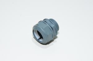 PG16, Murrplastik M-Tec 83501018 EH-PG16 straight conduit fitting for Murrflex M20/P16 conduits, gray, plastic, IP65