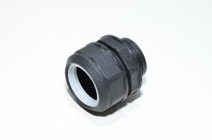 PG21, Murrplastik M-Tec 83501060 EH-PG21 straight conduit fitting for Murrflex M20/P16 (S) conduits, black, plastic, IP65