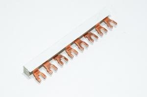 Generic 3-phase busbar with 2x3pins + 1x2pin, 53mm pitch