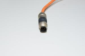 Anturikaapeli 4x 0.25mm² jossa M12 suora A-koodattu suojaamaton 4-pin anturiliitin, uros, muovi/metalli, Harting Harax M12-S 21 01 140 4081, veitsiliitäntä 4-5.1mm kaapeleille