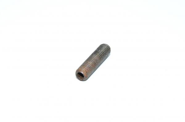 M10x1.5, 40mm, RH, black steel cup point set screw, 12.9, DIN 916, ISO 4029