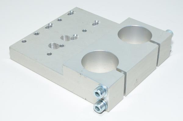 Afag 11005010 MT 45x2B yksiosainen asennuslevy 45mm putkelle, malli 1