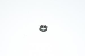 M8x1, RH, 12/4mm, teräs, musta pinnoite, vastamutteri