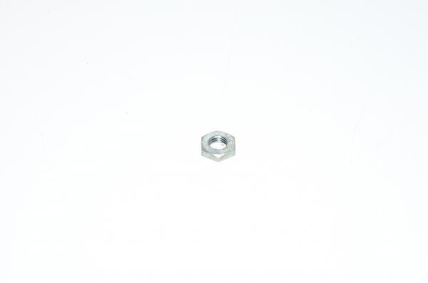 M6x0.75, RH, 10/2mm, zinc plated steel, jam nut