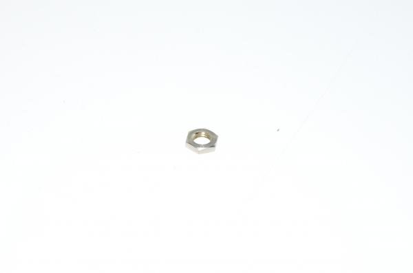 M6x0.75, RH, 9/2mm, zinc plated steel, jam nut