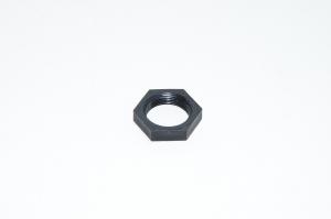 M18x1, RH, 24/6mm, muovi, musta, vastamutteri