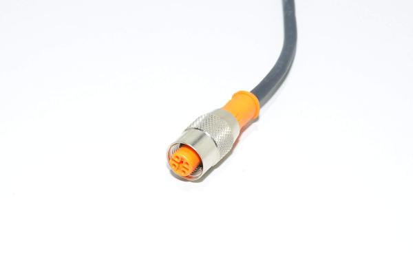 Anturikaapeli musta tuntematon 2x 0.34mm² + suojaus, PUR jossa valettu muovinen suora A-koodattu suojattu 4-pin naaras M12 anturiliitin