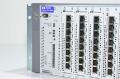 HP ProCurve 4000M J4121A hallittava verkkokytkin + 10x J4111A Procurve switch 10/100base-T moduuli (yht 80x LAN porttia) + 1x J4119A virtalähde