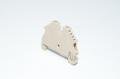 Weidmüller WDU 1.5 102370 1.5mm² 500V 18A dark beige W-series W-standard single-level feed-through terminal block with screw connection