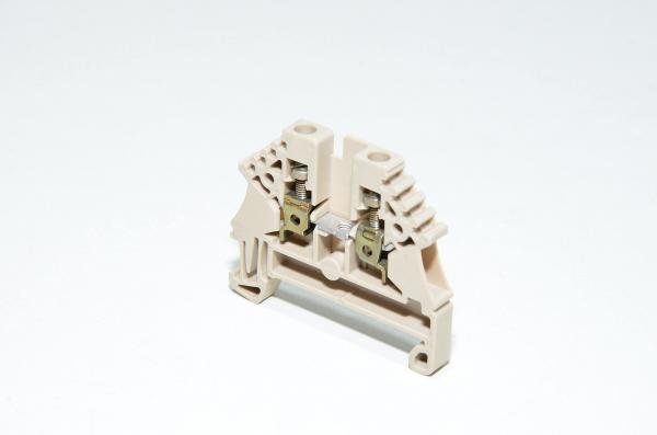 Weidmüller WDU 1.5 102370 1.5mm² 500V 18A dark beige W-series W-standard single-level feed-through terminal block with screw connection