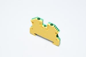 Weidmüller WPE 4 1010100000 4mm² 800V yellow green W-series W-standard grounding single-level feed-through terminal block with screw connection
