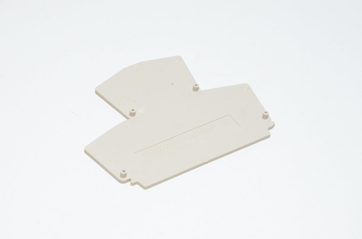 Weidmüller WAP/WDK 2.5 1059100000 dark beige end plate for W-series ...