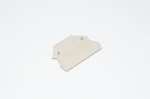 Weidmüller WAP WDU 2.5N/4N 1060000000 tumma beige päätylevy W-sarja riviliittimille