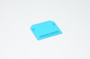 Weidmüller AP SAK2.5 BL 0279580000 sininen päätylevy SAK-sarja riviliittimille