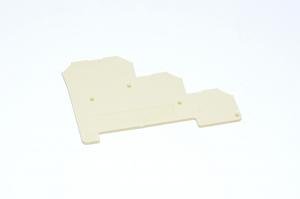 Weidmüller AP DLI 2.5 DB 1783550000 tumma beige päätylevy W-sarja riviliittimille