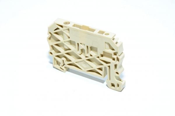 Weidmüller ZEW 35/2 8630740000 tumma beige W-sarja päätypuristin klipsikiinnityksellä