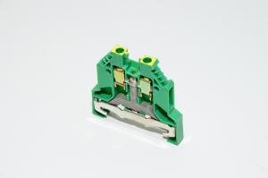 Telemecanique AB1-TP435 4mm² 800V yellow green grounding single-level feed-through terminal block with screw connection