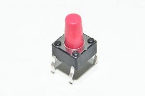 Multicomp MCDTS6-5R, 6.5x4.5mm, 9,5mm, 260g, 1x NO, piirilevypainike *uusi*